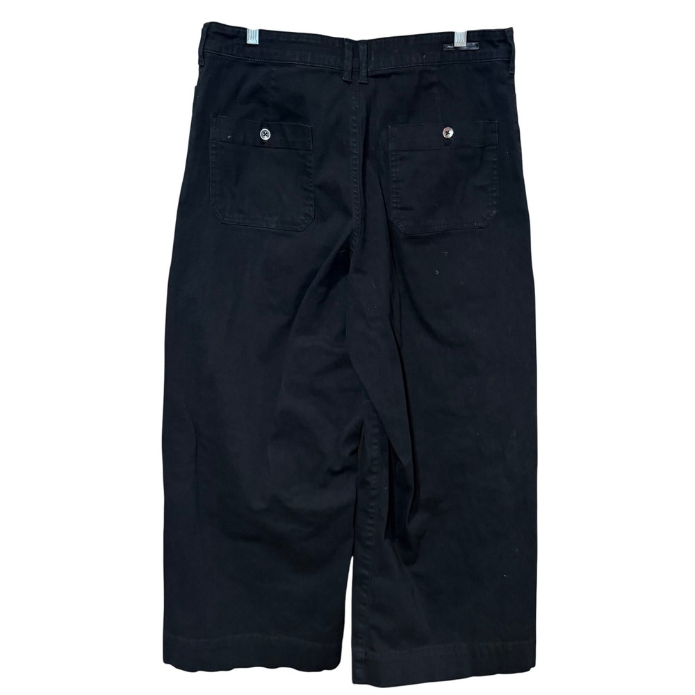 Pilcro Wide Leg Cropped Pants‎ Black Size 32 - Picture 4 of 10